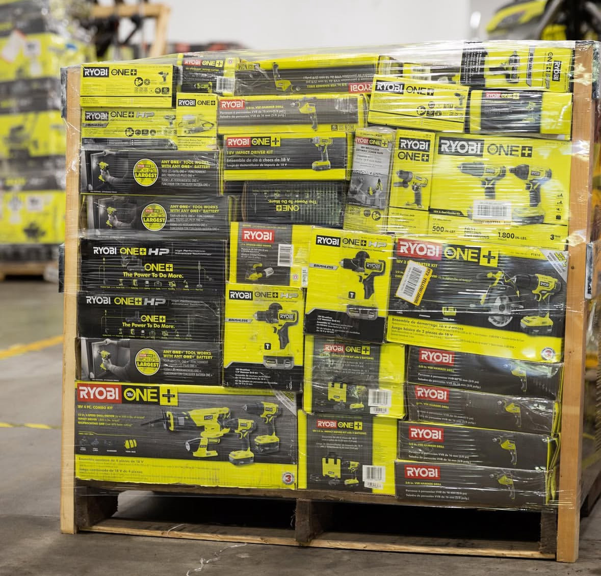 tool liquidation pallets