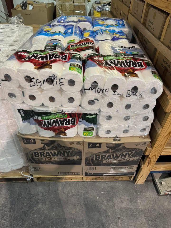 Pallet Of Toilet Paper pallet